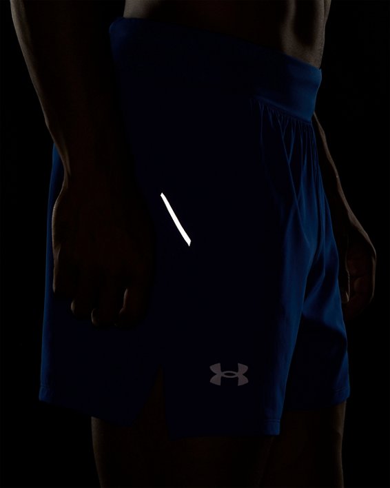 Men's UA Launch Elite 5'' Shorts, Blue, pdpMainDesktop image number 4